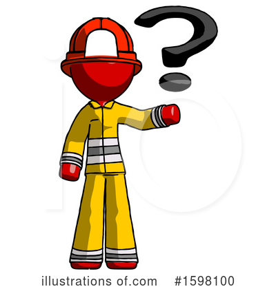 Royalty-Free (RF) Red Design Mascot Clipart Illustration by Leo Blanchette - Stock Sample #1598100