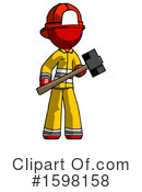Red Design Mascot Clipart #1598158 by Leo Blanchette