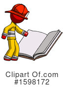Red Design Mascot Clipart #1598172 by Leo Blanchette