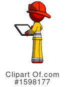 Red Design Mascot Clipart #1598177 by Leo Blanchette