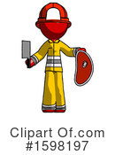 Red Design Mascot Clipart #1598197 by Leo Blanchette