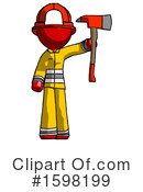 Red Design Mascot Clipart #1598199 by Leo Blanchette