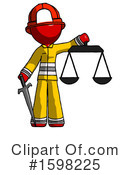 Red Design Mascot Clipart #1598225 by Leo Blanchette