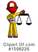 Red Design Mascot Clipart #1598226 by Leo Blanchette