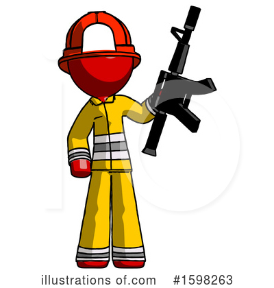 Royalty-Free (RF) Red Design Mascot Clipart Illustration by Leo Blanchette - Stock Sample #1598263