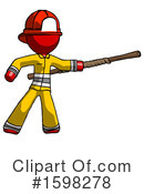 Red Design Mascot Clipart #1598278 by Leo Blanchette