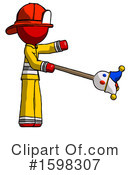 Red Design Mascot Clipart #1598307 by Leo Blanchette