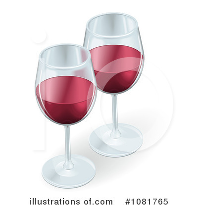 Royalty-Free (RF) Red Wine Clipart Illustration by AtStockIllustration - Stock Sample #1081765