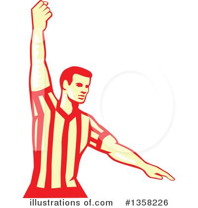Royalty-Free (RF) Referee Clipart Illustration by patrimonio - Stock Sample #1358226