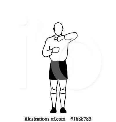 Royalty-Free (RF) Referee Clipart Illustration by patrimonio - Stock Sample #1688783