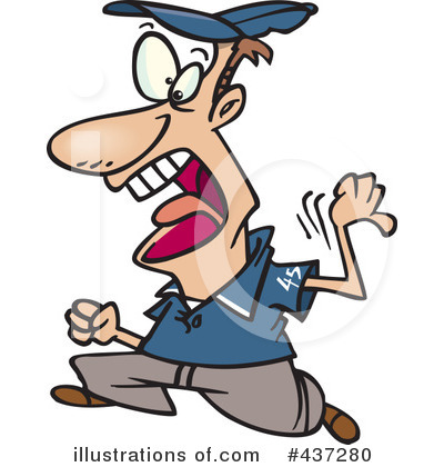 Royalty-Free (RF) Referee Clipart Illustration by toonaday - Stock Sample #437280