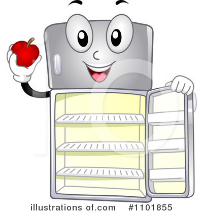 Royalty-Free (RF) Refrigerator Clipart Illustration by BNP Design Studio - Stock Sample #1101855