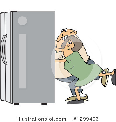 Refrigerator Clipart #1299493 by djart
