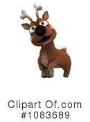 Reindeer Clipart #1083689 by KJ Pargeter