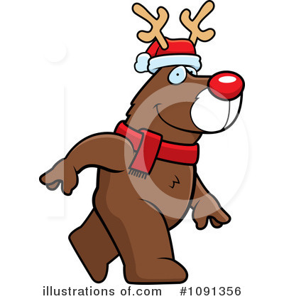 Rudolph Clipart #1091356 by Cory Thoman