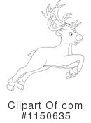 Reindeer Clipart #1150635 by Alex Bannykh