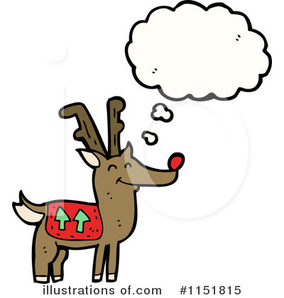 Royalty-Free (RF) Reindeer Clipart Illustration by lineartestpilot - Stock Sample #1151815