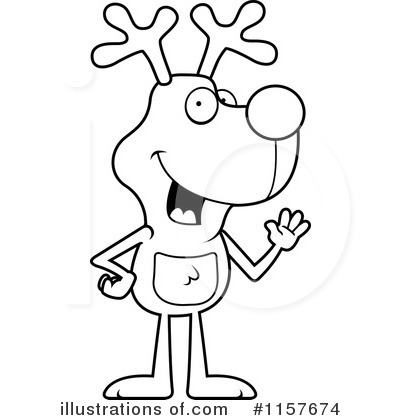 Rudolph Clipart #1157674 by Cory Thoman