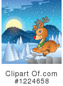 Reindeer Clipart #1224658 by visekart