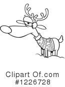 Reindeer Clipart #1226728 by toonaday