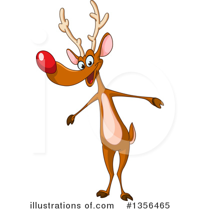Royalty-Free (RF) Reindeer Clipart Illustration by yayayoyo - Stock Sample #1356465