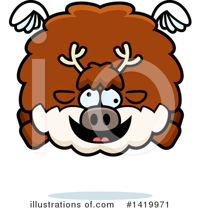 Royalty-Free (RF) Reindeer Clipart Illustration by Cory Thoman - Stock Sample #1419971