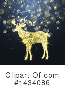 Reindeer Clipart #1434086 by KJ Pargeter