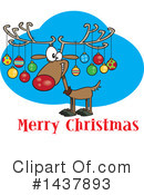 Reindeer Clipart #1437893 by toonaday