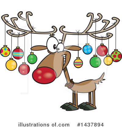 Christmas Baubles Clipart #1437894 by toonaday