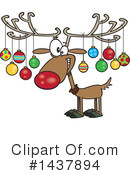 Reindeer Clipart #1437894 by toonaday