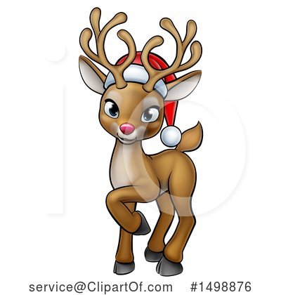 Royalty-Free (RF) Reindeer Clipart Illustration by AtStockIllustration - Stock Sample #1498876