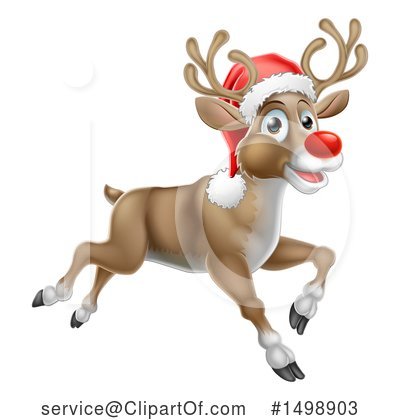 Royalty-Free (RF) Reindeer Clipart Illustration by AtStockIllustration - Stock Sample #1498903