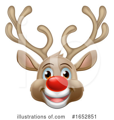 Rudolph Clipart #1652851 by AtStockIllustration