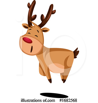 Royalty-Free (RF) Reindeer Clipart Illustration by Morphart Creations - Stock Sample #1682568