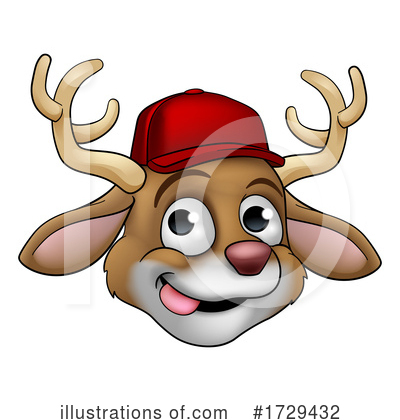 Royalty-Free (RF) Reindeer Clipart Illustration by AtStockIllustration - Stock Sample #1729432