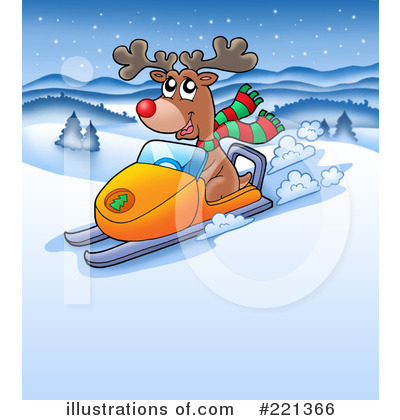 Snowmobile Clipart #221366 by visekart