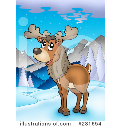 Caribou Clipart #231654 by visekart