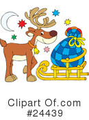 Reindeer Clipart #24439 by Alex Bannykh