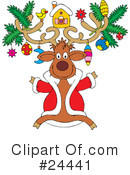 Reindeer Clipart #24441 by Alex Bannykh