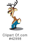 Reindeer Clipart #42998 by Dennis Holmes Designs