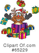 Reindeer Clipart #65229 by Dennis Holmes Designs