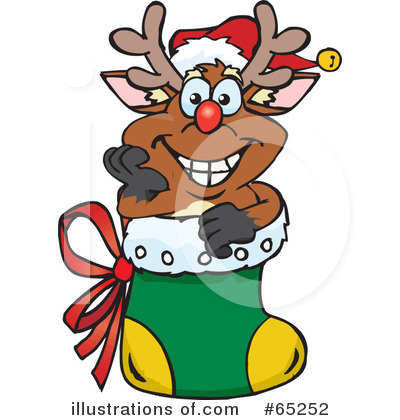 Rudolph Clipart #65252 by Dennis Holmes Designs