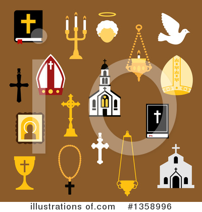 Prayer Clipart #1358996 by Vector Tradition SM