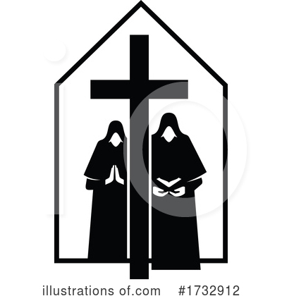 Priest Clipart #1732912 by Vector Tradition SM
