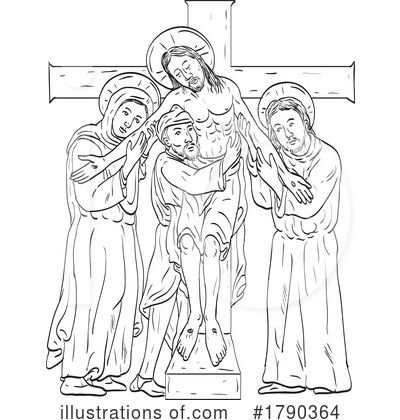 Royalty-Free (RF) Religion Clipart Illustration by patrimonio - Stock Sample #1790364