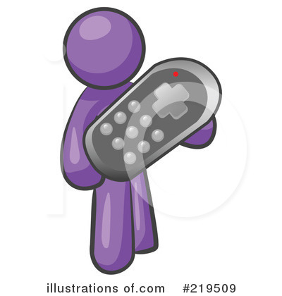 Royalty-Free (RF) Remote Control Clipart Illustration by Leo Blanchette - Stock Sample #219509