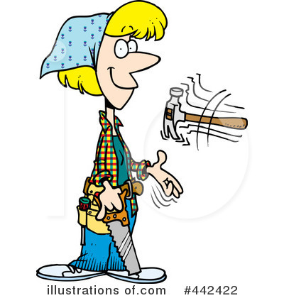 Royalty-Free (RF) Repairs Clipart Illustration by toonaday - Stock Sample #442422