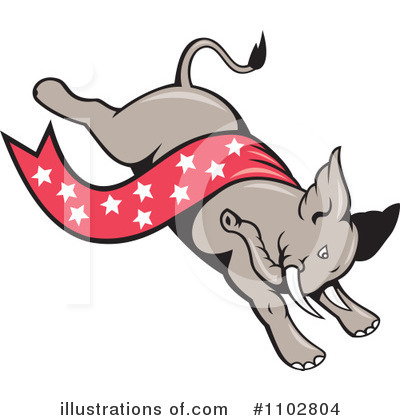 Royalty-Free (RF) Republican Clipart Illustration by patrimonio - Stock Sample #1102804