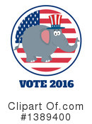 Republican Elephant Clipart #1389400 by Hit Toon