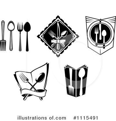 Cutlery Clipart #1115491 by Vector Tradition SM